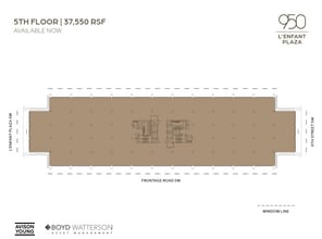 950 L'Enfant Plz SW, Washington, DC à louer Plan d’étage– Image 1 sur 1