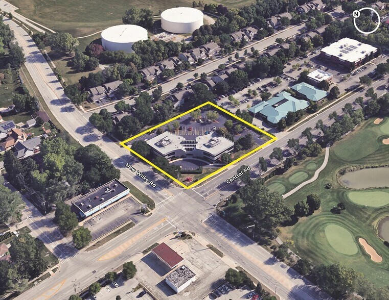 1700 W Central Rd, Arlington Heights, IL à louer - Aérien – Image 2 sur 11