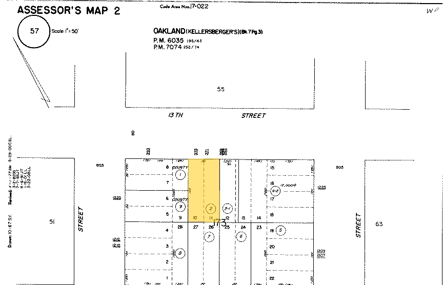 375 13th St, Oakland, CA à louer - Plan cadastral – Image 2 sur 2