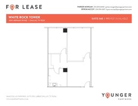 6510 Abrams Rd, Dallas, TX à louer Plan d’étage– Image 1 sur 1