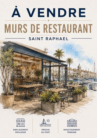 Local commercial dans Saint-Raphaël à vendre - Photo de l’immeuble – Image 1 sur 1