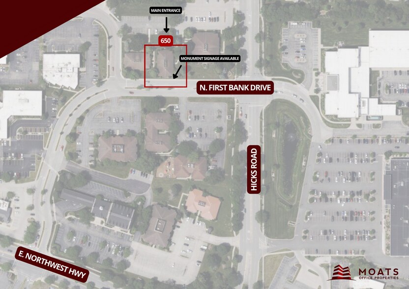 650-652 First Bank Dr, Palatine, IL à vendre - Plan de site – Image 2 sur 2