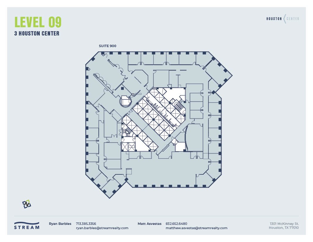 1301 McKinney St, Houston, TX à louer Plan d’étage– Image 1 sur 1