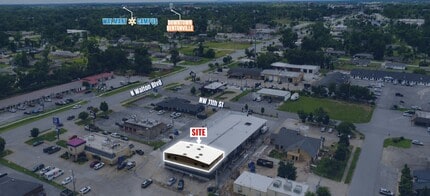 1004 NW 11th St, Bentonville, AR - Vue aérienne vue de carte