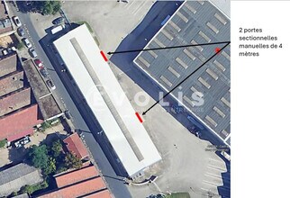 Vénissieux, RHO - VUE AÉRIENNE vue de carte