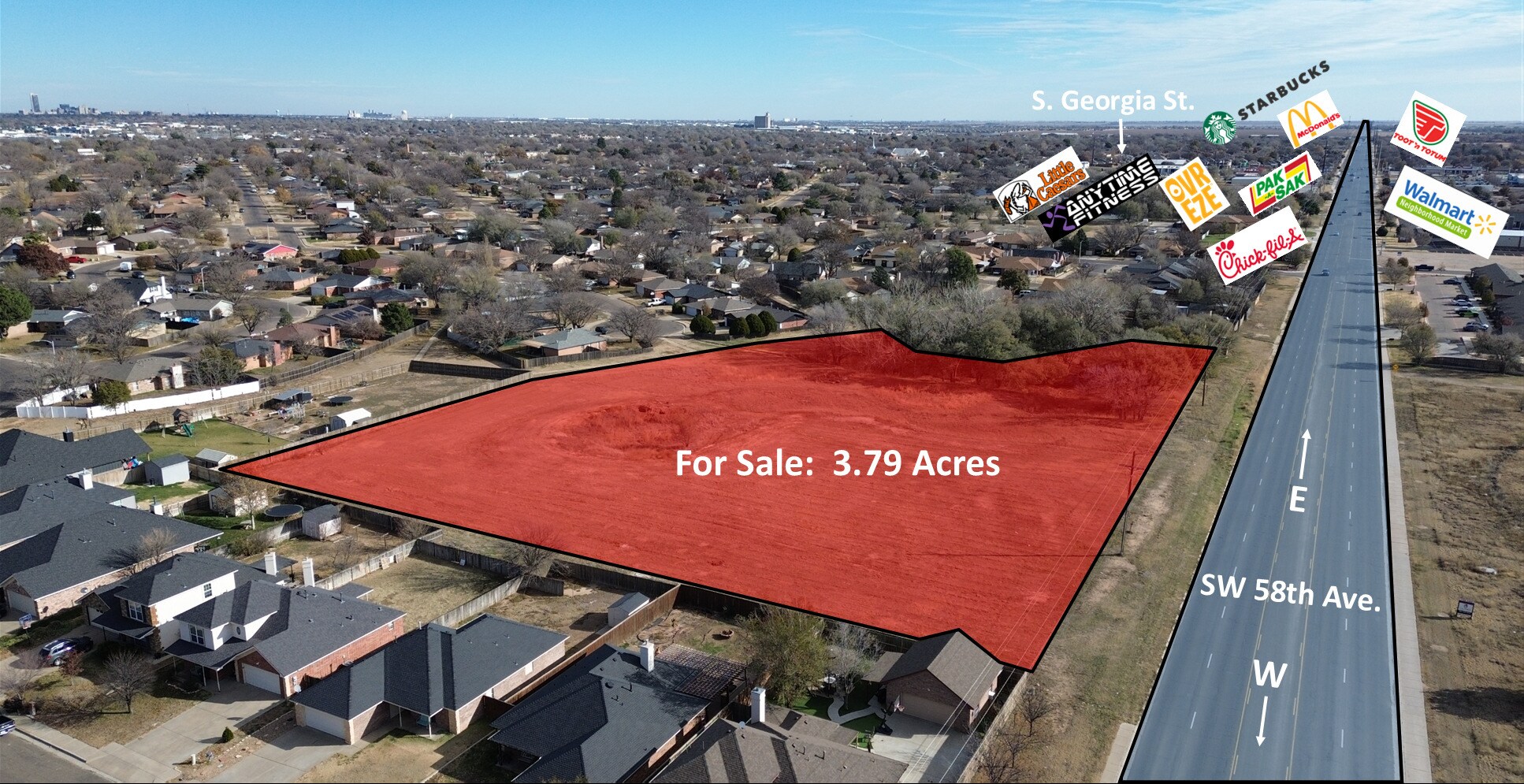 3010 SW 58th Ave, Amarillo, TX à vendre Aérien– Image 1 sur 4