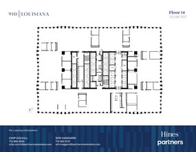 910 Louisiana St, Houston, TX à louer Plan d’étage– Image 1 sur 1