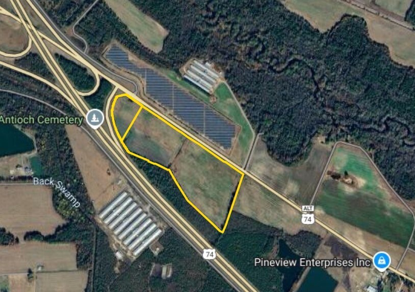 13903 0Hwy 74 w, Maxton, NC à vendre - Aérien – Image 1 sur 8