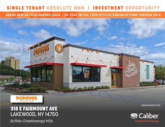 Plus de détails pour 312 E Fairmount Ave, Lakewood, NY - Local commercial à vendre