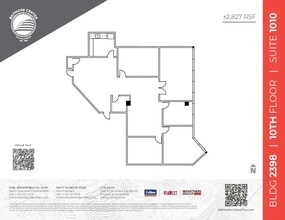 2398 E Camelback Rd, Phoenix, AZ à louer Plan d’étage– Image 1 sur 1