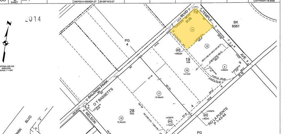 530 N Baldwin Park Blvd, City Of Industry, CA à louer - Plan cadastral – Image 2 sur 2