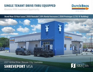 Plus de détails pour 2227 Airline Dr, Bossier City, LA - Local commercial à vendre