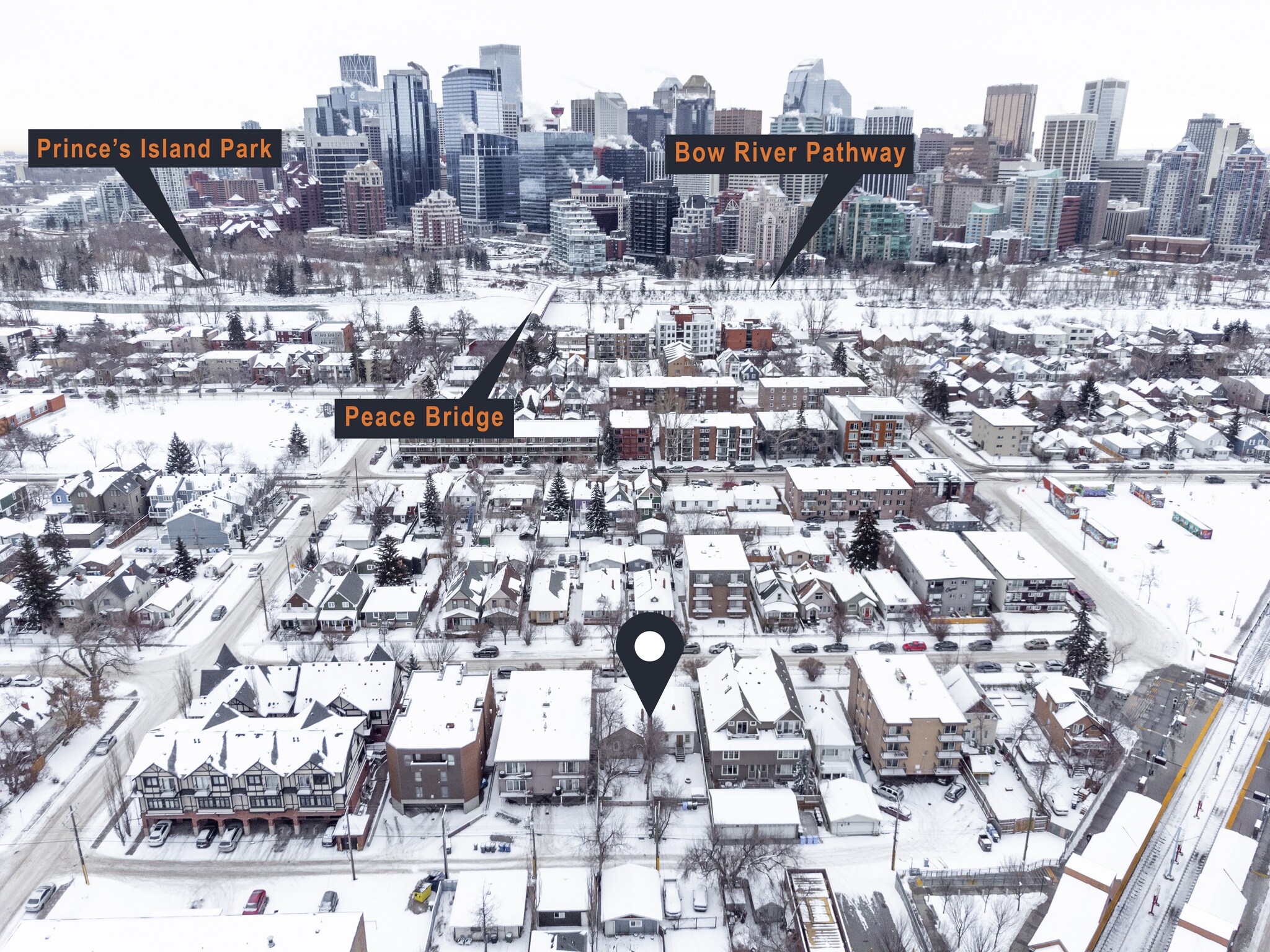 918 3 Av NW, Calgary, AB à vendre Aérien– Image 1 sur 1