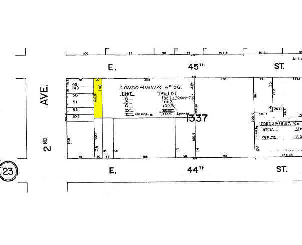 302 E 45th St, New York, NY à vendre - Plan cadastral – Image 3 sur 6
