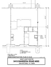 5407-5419 Bandera Rd, San Antonio, TX à louer Plan d’étage– Image 1 sur 1