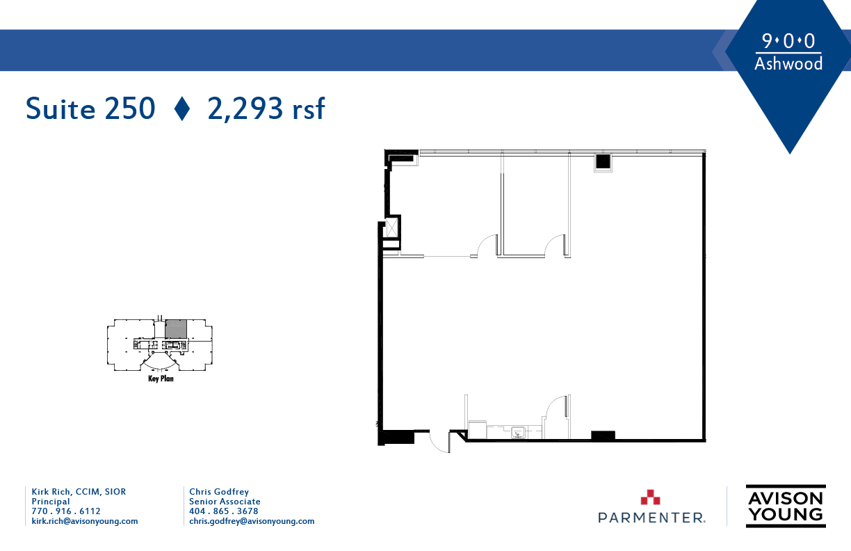 900 Ashwood Pky, Atlanta, GA à louer Plan d’étage– Image 1 sur 1