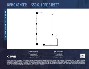 550 S Hope St, Los Angeles, CA à louer Plan d’étage– Image 1 sur 1