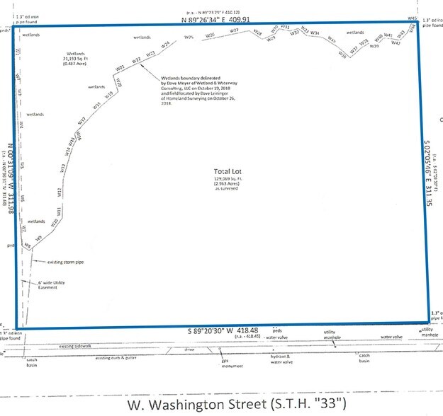 Highway 33, West Bend, WI à vendre - Plan cadastral – Image 2 sur 2