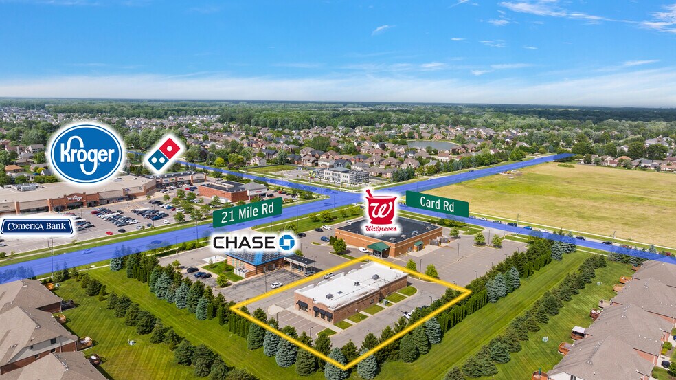 21740-21760 21 Mile Rd, Macomb Township, MI à louer - Photo de l’immeuble – Image 3 sur 5