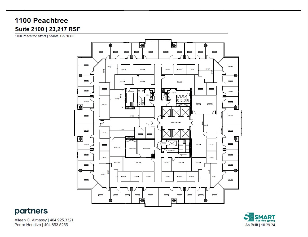 1100 Peachtree St Ne, Atlanta, GA à louer Plan d’étage– Image 1 sur 1