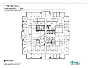 1100 Peachtree St Ne, Atlanta, GA à louer Plan d’étage– Image 1 sur 1