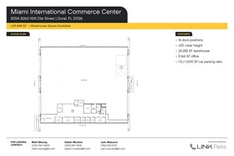 7950-7966 NW 14th St, Miami, FL à louer Plan de site– Image 1 sur 4