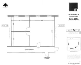 1750 Steeles Ave W, Vaughan, ON à louer Plan d’étage– Image 1 sur 1