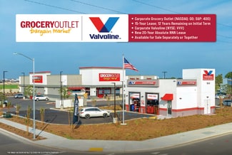Plus de détails pour Grocery Outlet & Valvoline | Wasco, CA – Local commercial à vendre, Wasco, CA