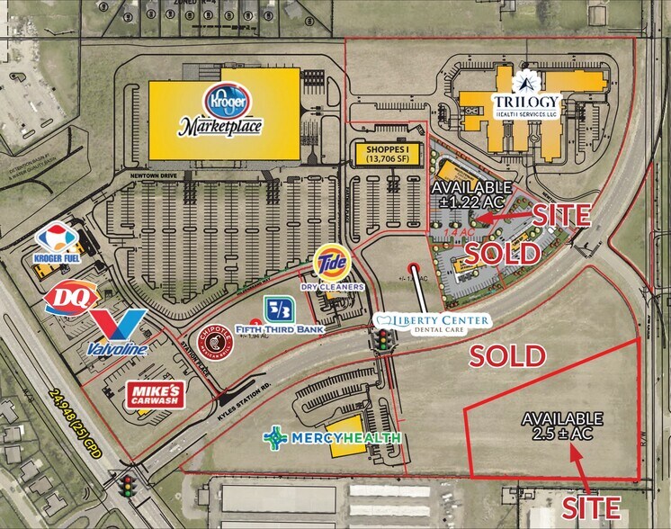 Kyles Station Rd, Hamilton, OH à vendre - Plan de site – Image 2 sur 2