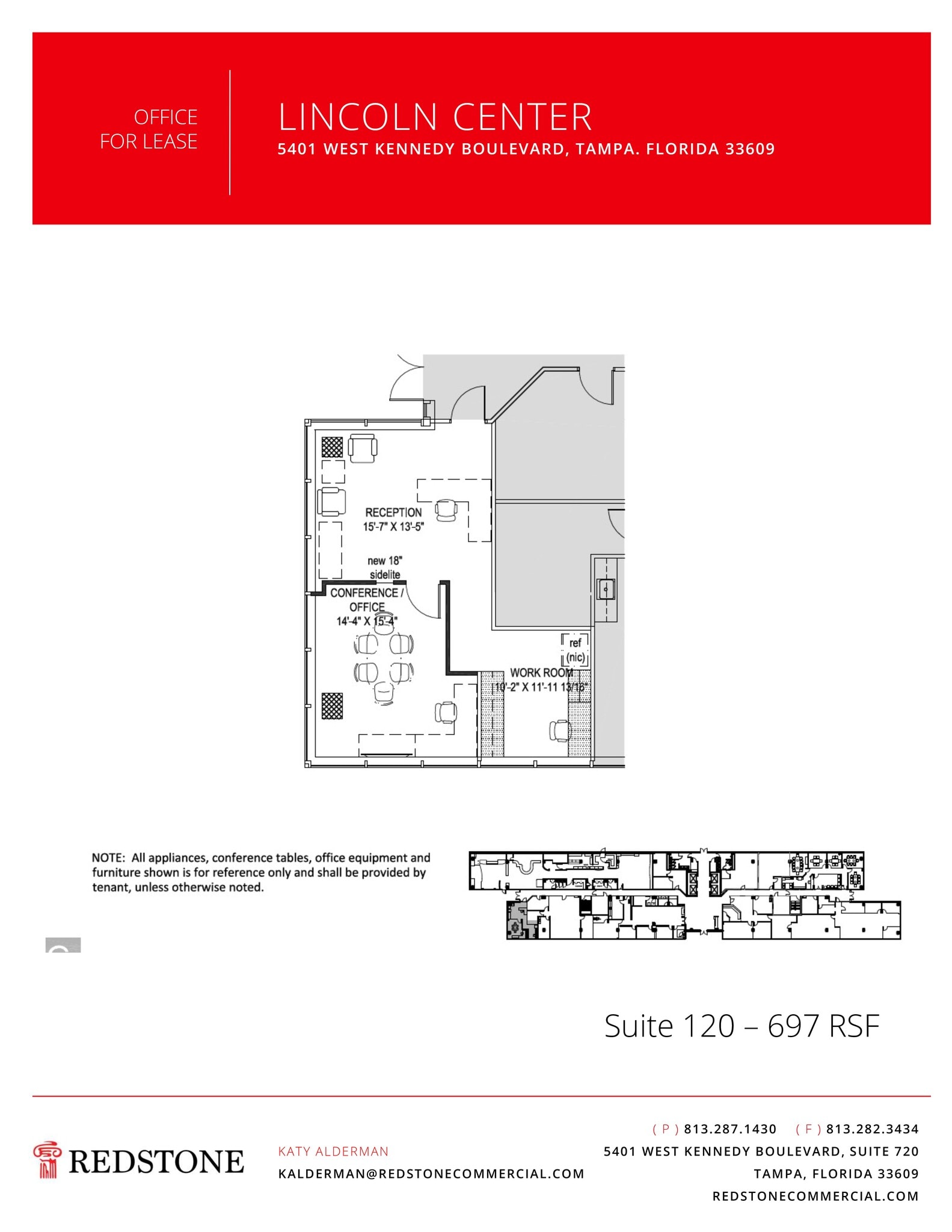 5401 W Kennedy Blvd, Tampa, FL à louer Plan de site– Image 1 sur 1