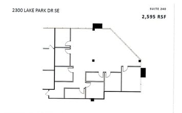 2300 Lake Park Dr SE, Smyrna, GA à louer Plan d’étage– Image 1 sur 15