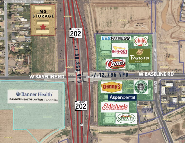 6100 W Baseline Rd, Laveen, AZ à vendre - Photo de l’immeuble – Image 2 sur 6