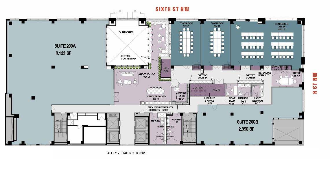 777 6th St NW, Washington, DC à louer Plan d’étage– Image 1 sur 1