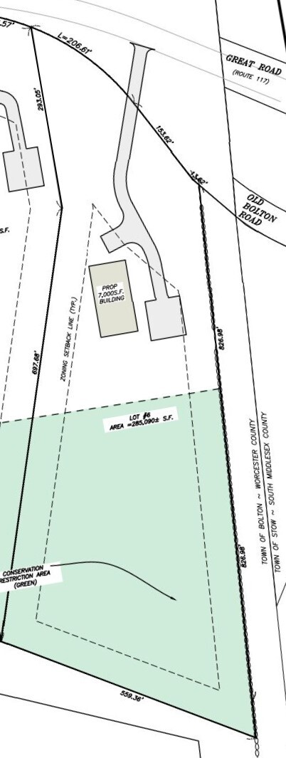 46 Main Street, Bolton, MA à vendre Plan de site– Image 1 sur 2