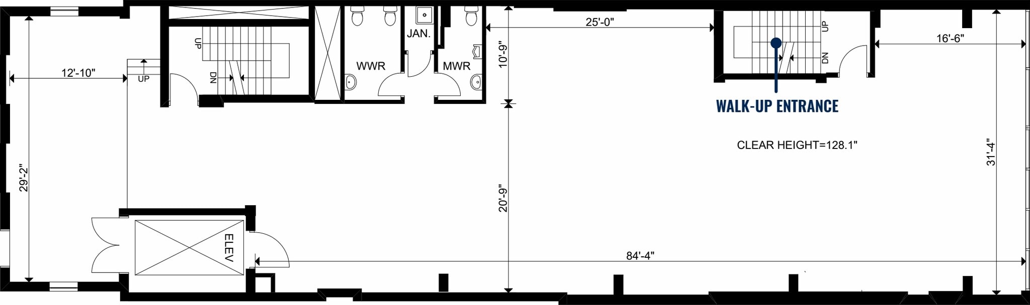 501 Queen St W, Toronto, ON à louer Plan d’étage– Image 1 sur 5