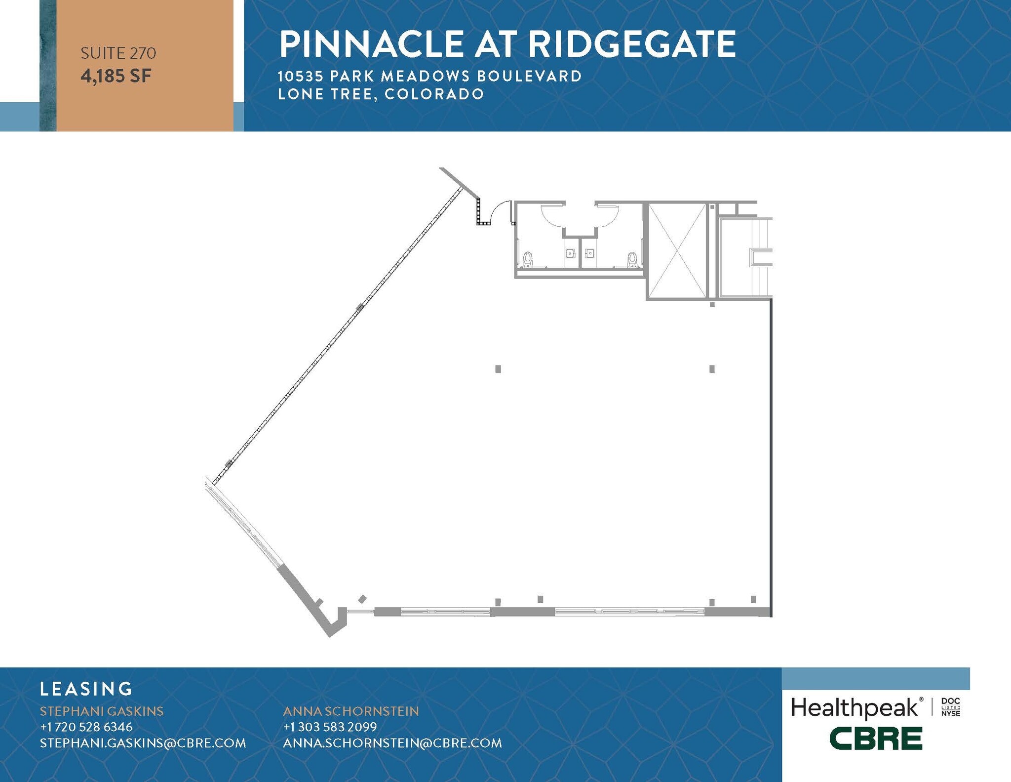 10535 Park Meadows Blvd, Lone Tree, CO à louer Plan d’étage– Image 1 sur 1
