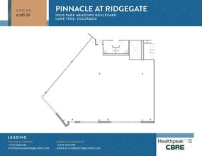10535 Park Meadows Blvd, Lone Tree, CO à louer Plan d’étage– Image 1 sur 1