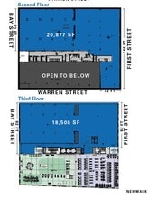 130 Bay St, Jersey City, NJ à louer Plan d’étage– Image 1 sur 2