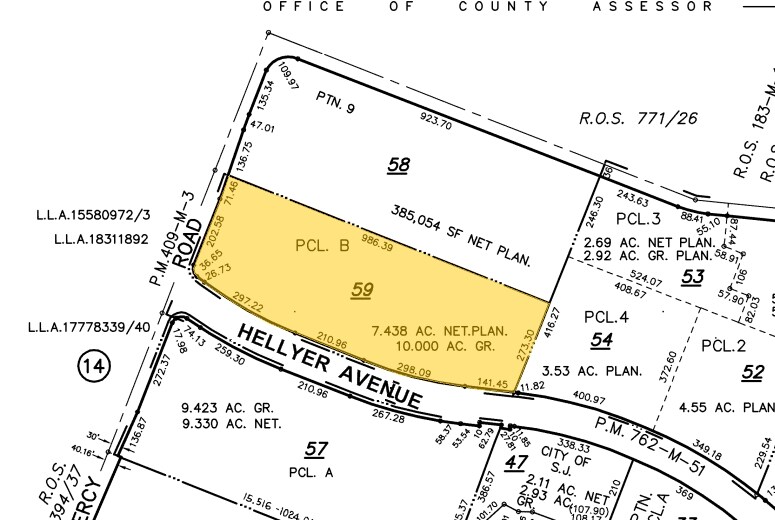 6080 Hellyer Ave, San Jose, CA à louer - Plan cadastral – Image 2 sur 6