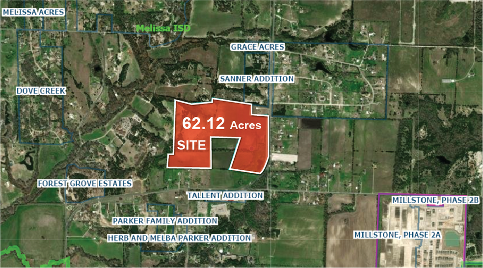 Farm to Market 2933 & CR 412, McKinney, TX à vendre - Aérien – Image 1 sur 12