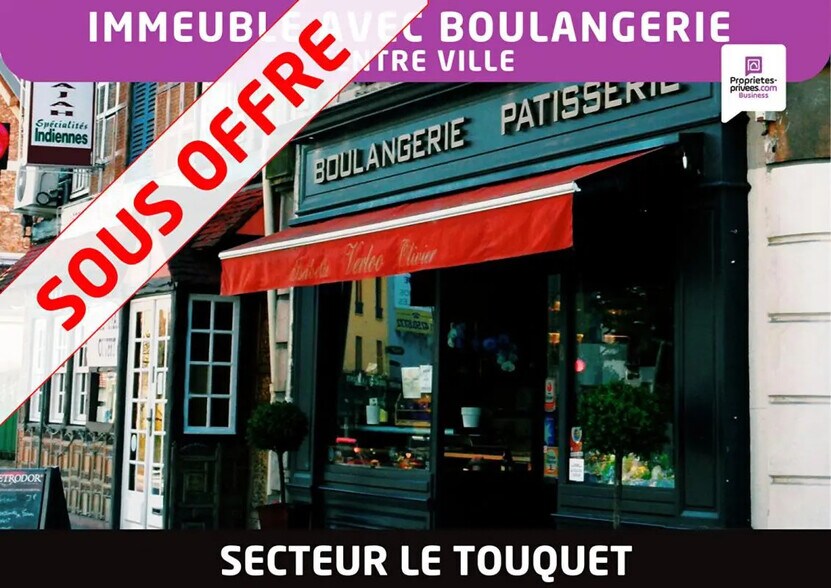 Local d'activités dans Le Touquet-Paris-Plage à vendre - Photo de l’immeuble – Image 1 sur 4