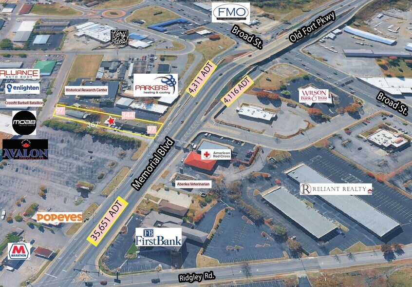 510 Memorial Blvd, Murfreesboro, TN à vendre - Photo de l’immeuble – Image 1 sur 1