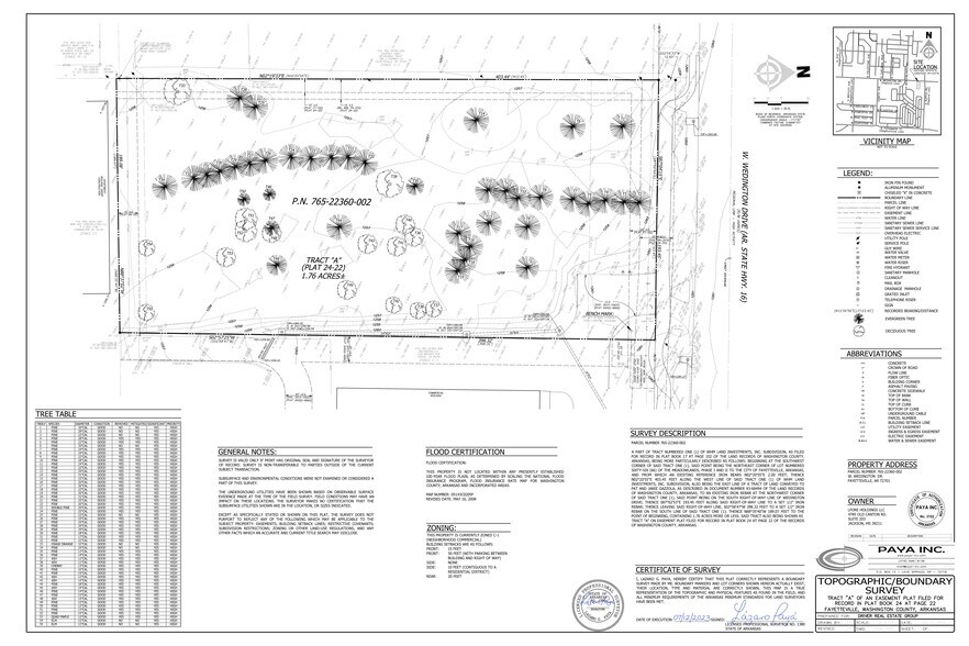 Wedington Dr and Rupple Rd, Fayetteville, AR à louer - Plan de site – Image 3 sur 3