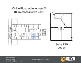 10 Inverness Dr E, Englewood, CO à louer Plan d’étage– Image 1 sur 1