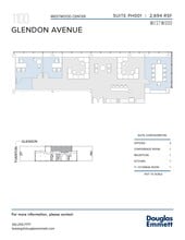 1100 Glendon Ave, Los Angeles, CA à louer Plan d’étage– Image 1 sur 1