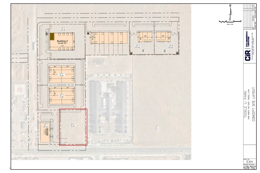 180 E 1000 N, Tooele, UT à vendre - Plan de site – Image 3 sur 4