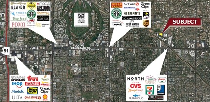 5110 N 40th St, Phoenix, AZ - VUE AÉRIENNE  vue de carte