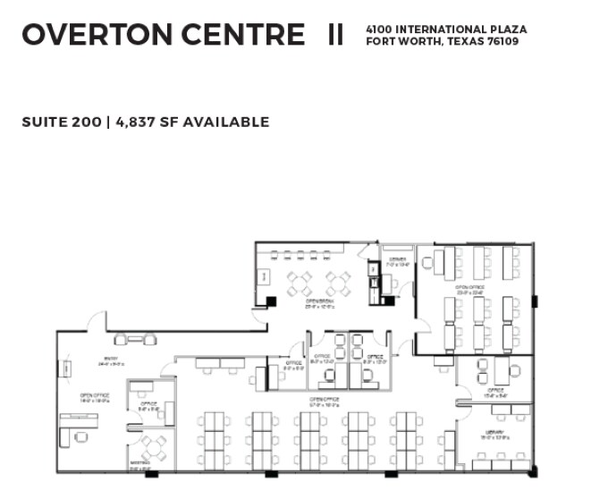 4150 International Plz, Fort Worth, TX à louer Plan d’étage– Image 1 sur 1