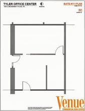 120 S Broadway Ave, Tyler, TX à louer Plan d’étage– Image 1 sur 1