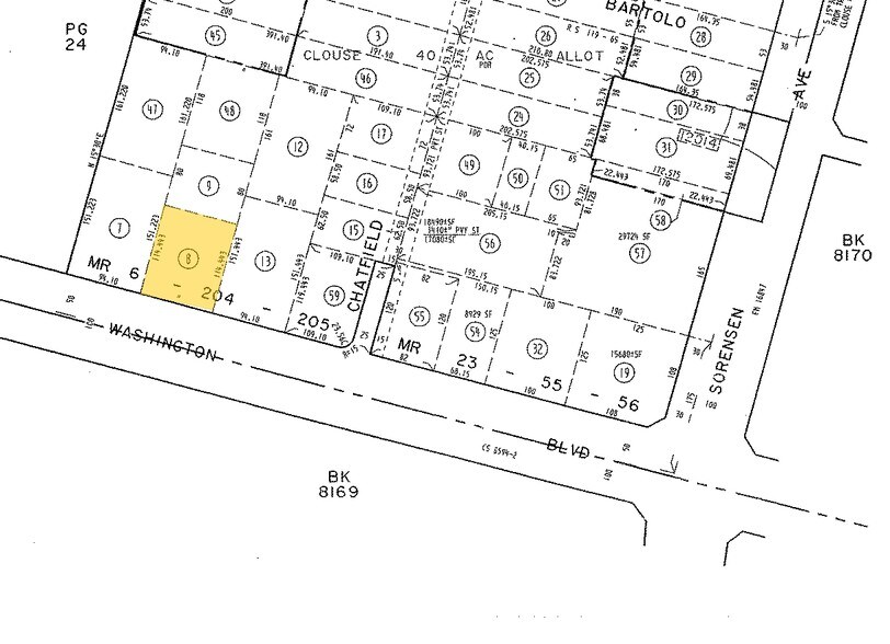 11713 Washington Blvd, Whittier, CA à vendre - Plan cadastral – Image 3 sur 4